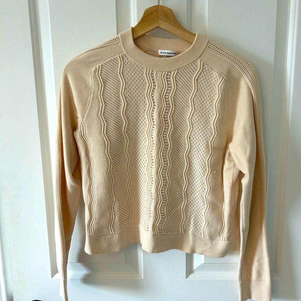 Elegant Cream Sweater
